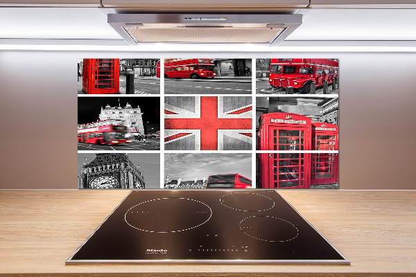 Cooker splashback London collage