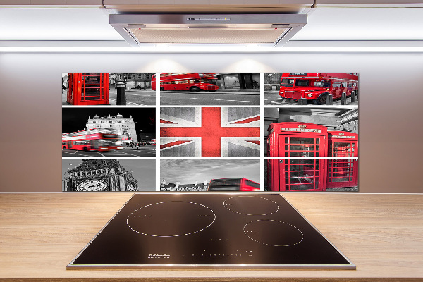 Cooker splashback London collage