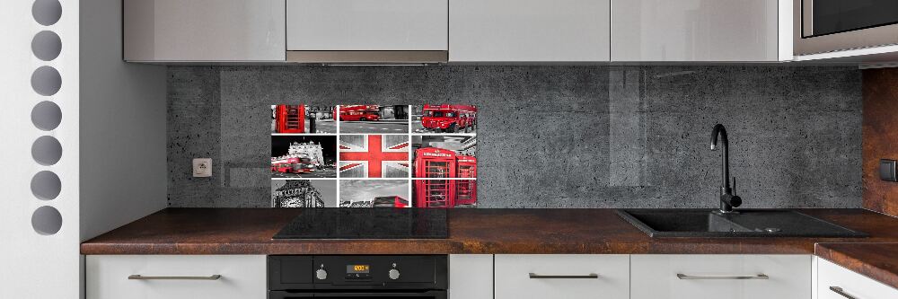 Cooker splashback London collage