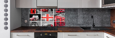 Cooker splashback London collage