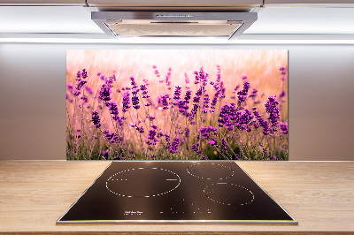 Kitchen splashback Lavender