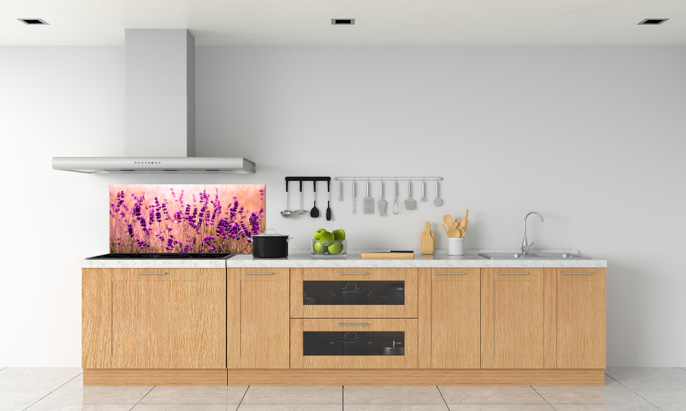 Kitchen splashback Lavender