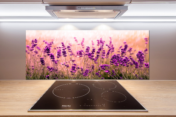 Kitchen splashback Lavender