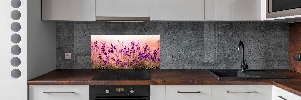 Kitchen splashback Lavender