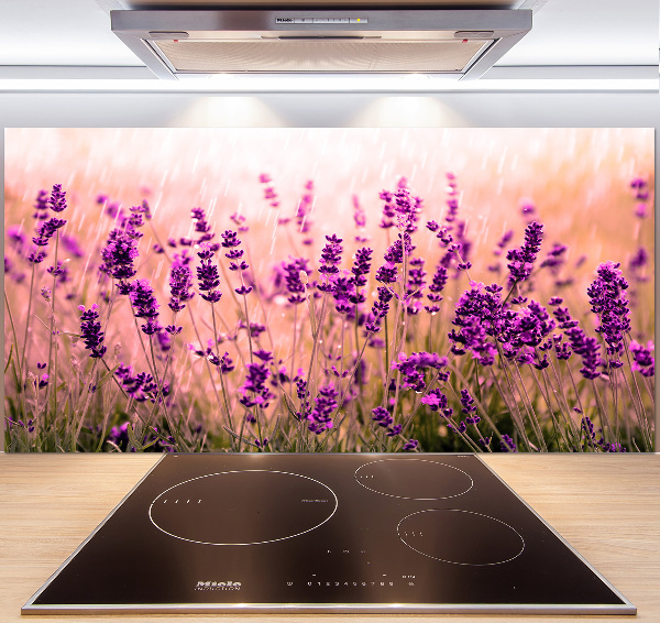 Kitchen splashback Lavender