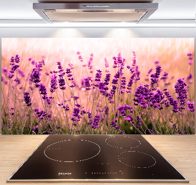 Kitchen splashback Lavender