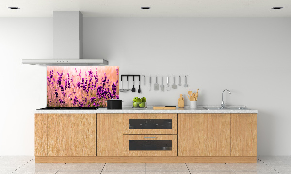 Kitchen splashback Lavender