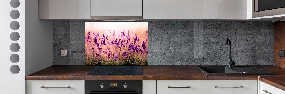 Kitchen splashback Lavender