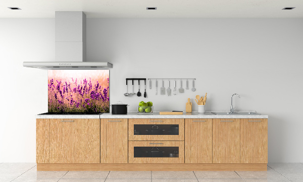 Kitchen splashback Lavender