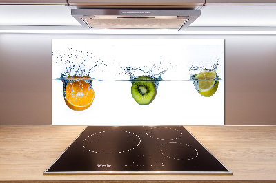 Cooker splashback Fruit underwater