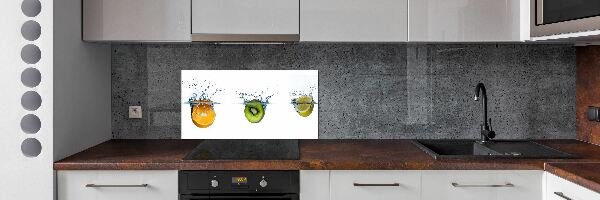 Cooker splashback Fruit underwater