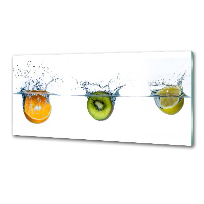 Cooker splashback Fruit underwater