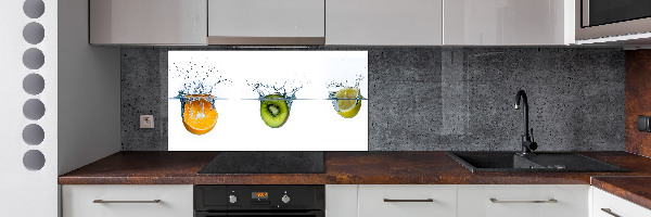 Cooker splashback Fruit underwater