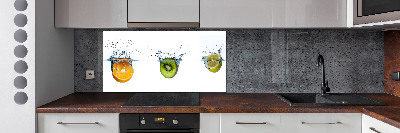 Cooker splashback Fruit underwater