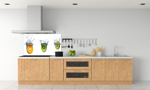 Cooker splashback Fruit underwater