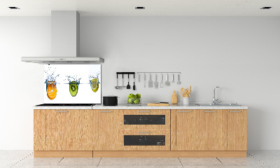 Cooker splashback Fruit underwater