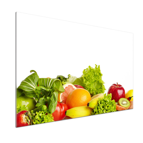 Cooker splashback Fruits and vegetables