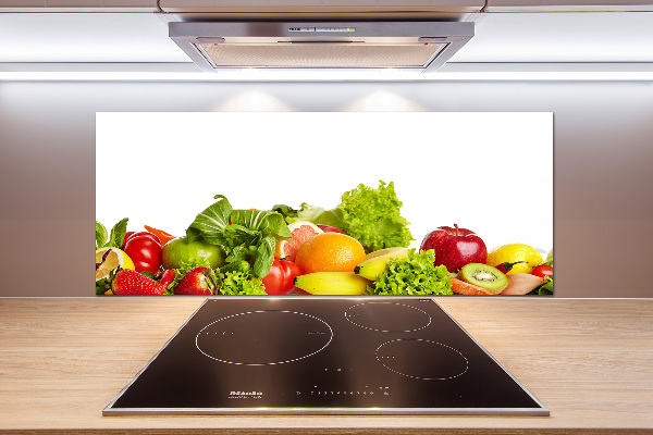 Cooker splashback Fruits and vegetables