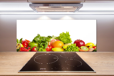 Cooker splashback Fruits and vegetables