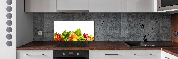 Cooker splashback Fruits and vegetables