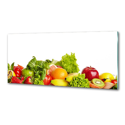 Cooker splashback Fruits and vegetables