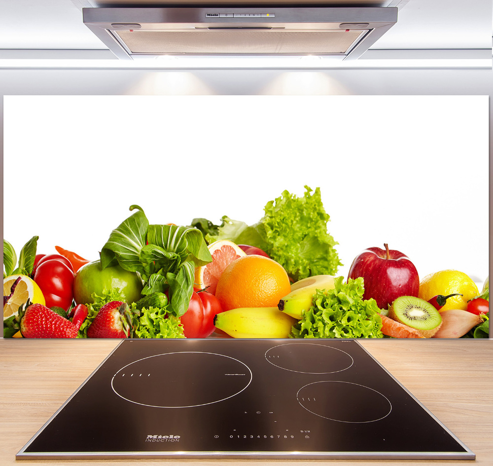 Cooker splashback Fruits and vegetables