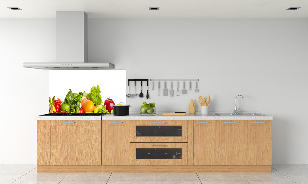 Cooker splashback Fruits and vegetables