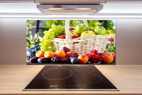 Cooker splashback Fruit basket