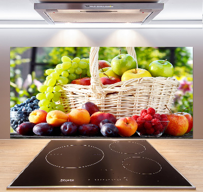 Cooker splashback Fruit basket