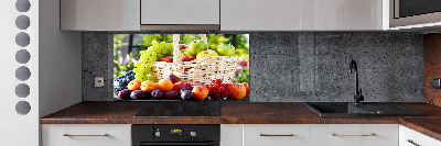 Cooker splashback Fruit basket