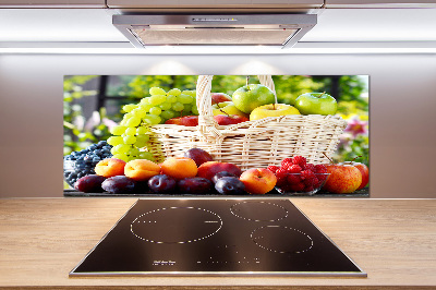 Cooker splashback Fruit basket