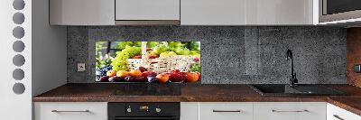 Cooker splashback Fruit basket