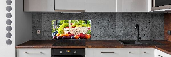 Cooker splashback Fruit basket