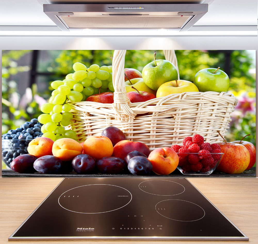 Cooker splashback Fruit basket