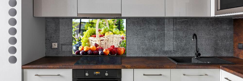 Cooker splashback Fruit basket