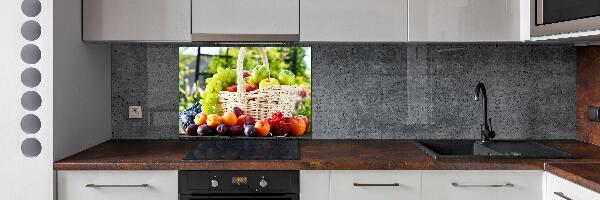 Cooker splashback Fruit basket