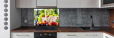 Cooker splashback Fruit basket