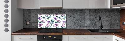 Cooker splashback Blackberry flowers