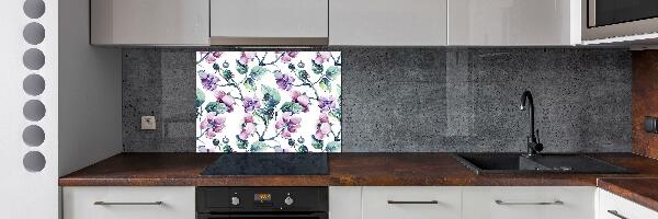 Cooker splashback Blackberry flowers