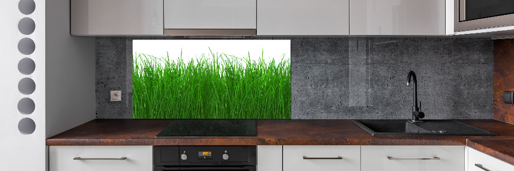 Kitchen wall panels Grass