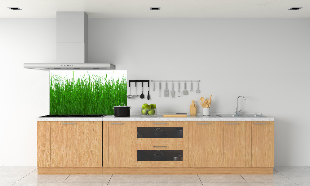 Kitchen wall panels Grass