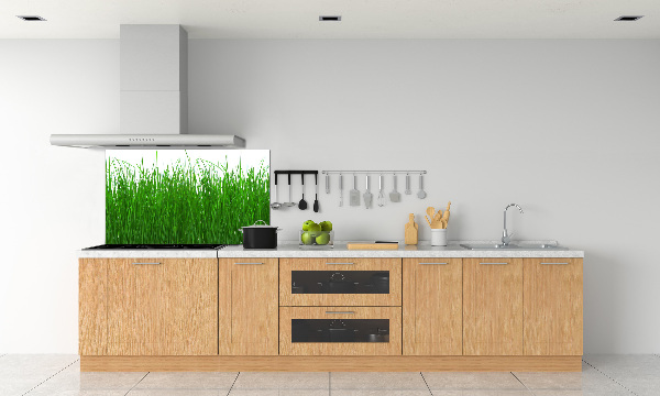 Kitchen wall panels Grass