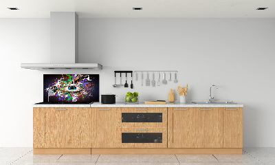 Cooker splashback Abstract eye