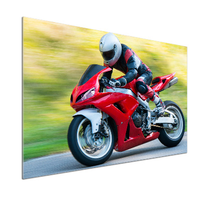 Kitchen splashback Motorbike