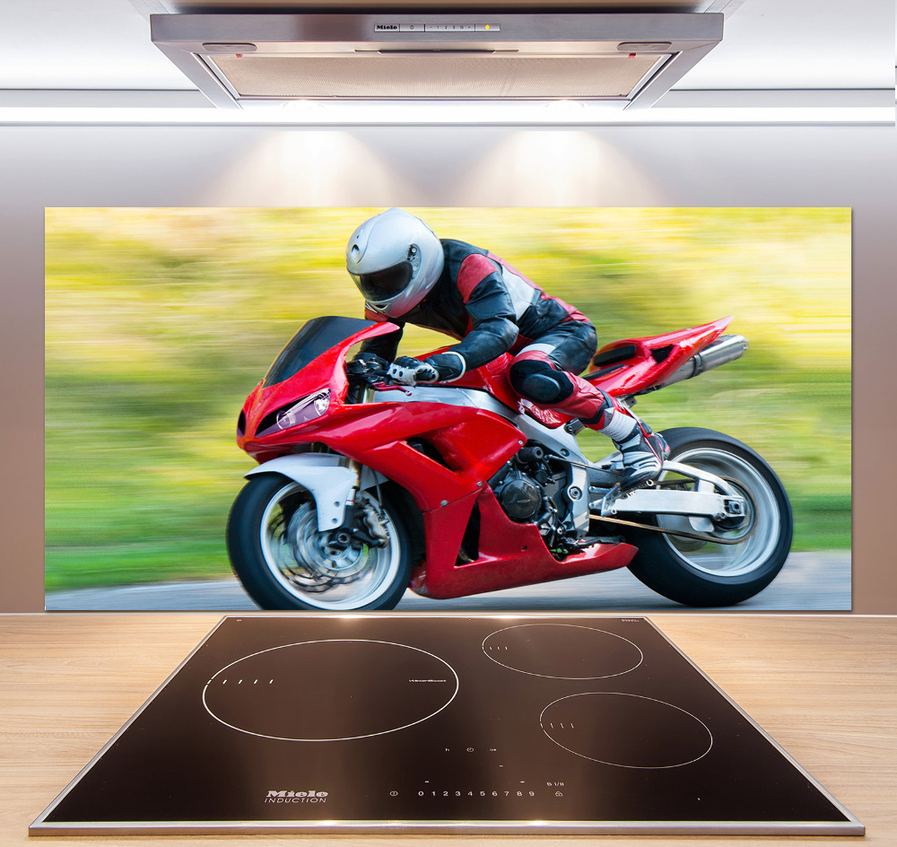 Kitchen splashback Motorbike