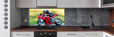 Kitchen splashback Motorbike