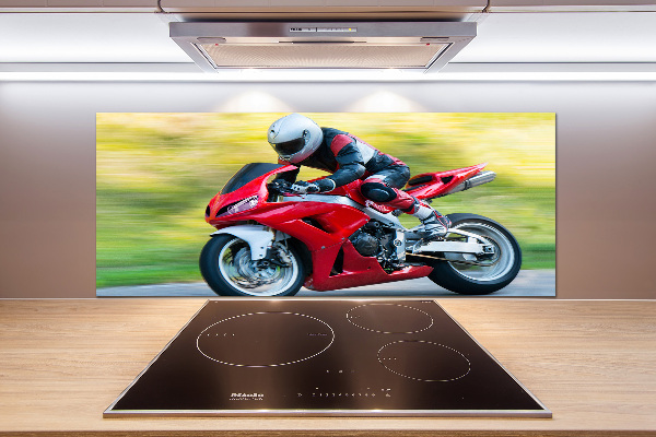 Kitchen splashback Motorbike