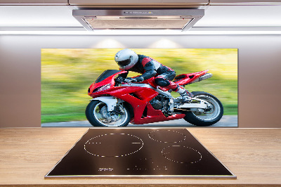 Kitchen splashback Motorbike