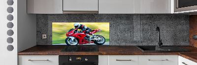 Kitchen splashback Motorbike