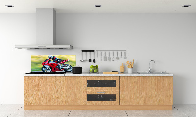 Kitchen splashback Motorbike